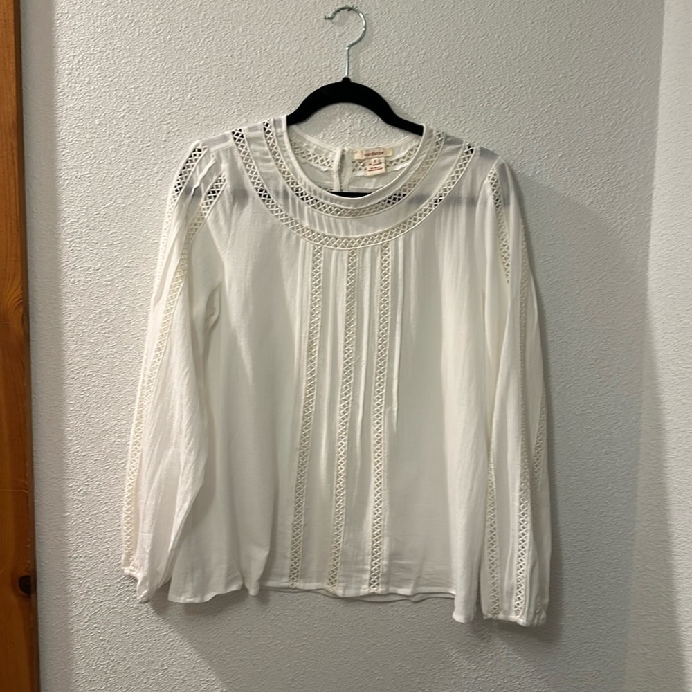 Sundance white blouse